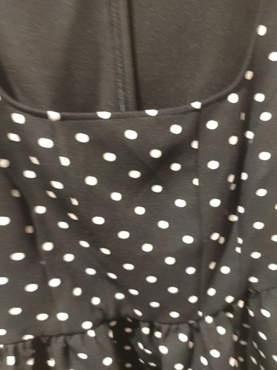 m&s polkadot minidress