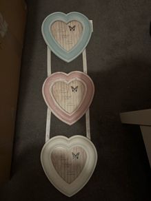 Heart hanging photo frame