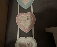 Heart hanging photo frame