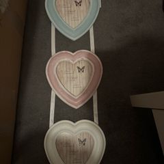 Heart hanging photo frame