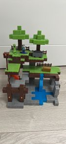 Minecraft figures scene