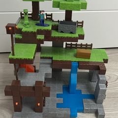 Minecraft figures scene