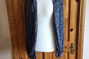 Marks and Spencer Blue Patterned lightweight jersey cardigan Size 20 Includes Post