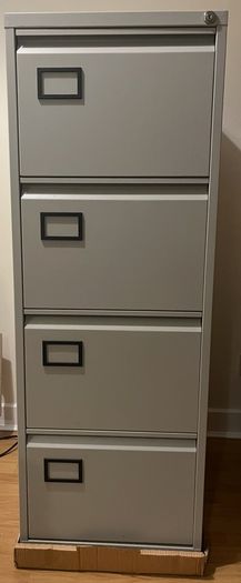 Bisley AOC4 4 Drawer Filing Cabinet