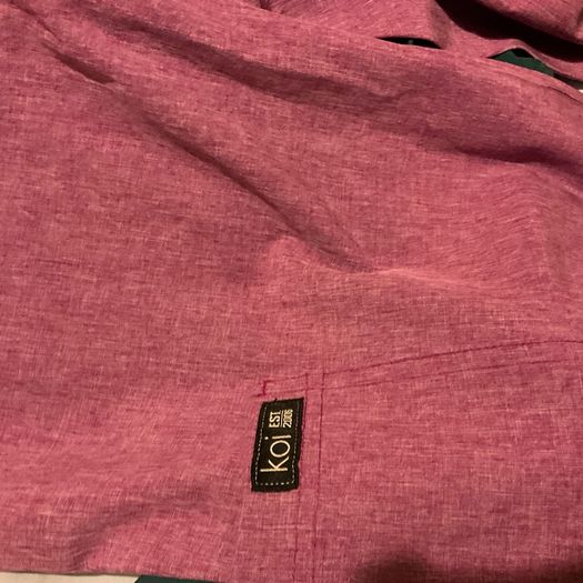 New pink KOI scrub nurse trousers medium RRP 45 euro