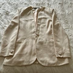 Allsaints Cream Blazer UK 10