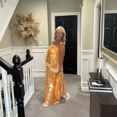 asos arrange disc dress