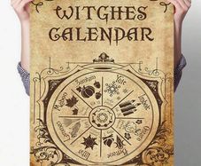 Witchy House Decoration With Imbolc, Beltane, Samhain & more- unique gift