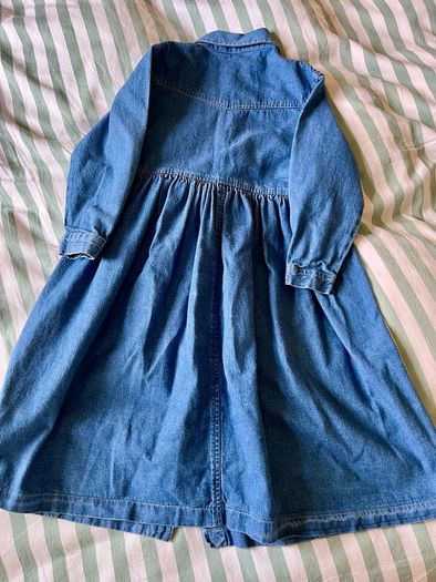Vintage St Michael from Marks & Spencer embroidered denim dress 5yrs
