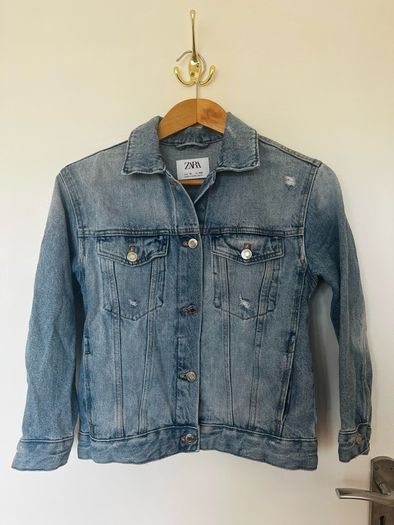 Zara Cotton Denim Jacket Age 10