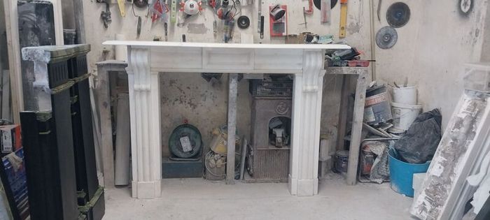 Antique Marble Fireplace