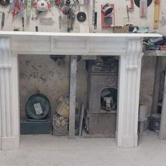 Antique Marble Fireplace