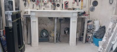 Antique Marble Fireplace