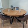 150cm Round Dining Table Perfect for a Traitors or Halloween Party Image 2