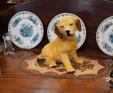 Vintage Ceramic Labrador Figurine