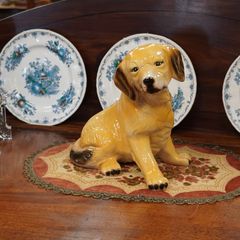 Vintage Ceramic Labrador Figurine