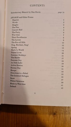 Poems Of W. R. Rodgers. First Edition.  Was Sent By Oxford University Press To Be Reviewed. See Letters.   In Good Condition.