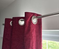 Burgundy Red Curtains