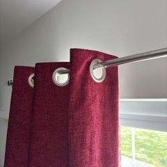 Burgundy Red Curtains