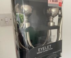 Metal curtain tiebacks