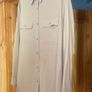 Fab Uniqlo Beige/Sand Long Shirt  Size XL UK 14 Image 2