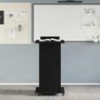 Mobile Lectern Table Engineered Wood Image 2