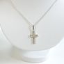 Women's Sterling Silver Necklaces With Cross 925 Image 2