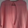 Pink long sleeve top cut back, size 10 Image 2