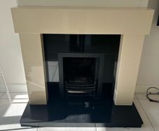 marble fire place