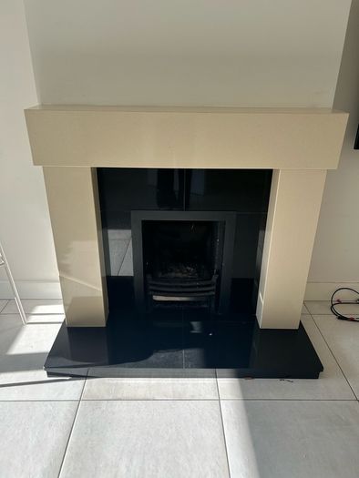 marble fire place