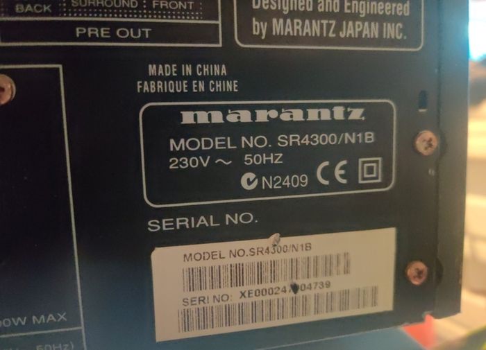 Marantz amplifier receiver