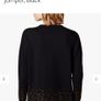 Karen Millen Embellished Hem Black Jumper UK 12 Image 3