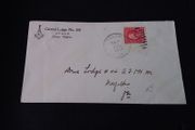 U.S.A. Stamps : 1913 Masonic Cover : Central Lodge , Virginia