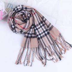Warm Lady Womens Scarf Shawl Checked Plaid Tartan Wrap Neck Stole Pashmina Soft