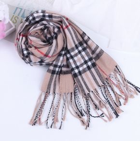 Warm Lady Womens Scarf Shawl Checked Plaid Tartan Wrap Neck Stole Pashmina Soft