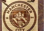 Manchester City Football Club Premiership Laser Engraved Gift Idea