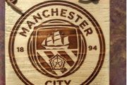 Manchester City Football Club Premiership Laser Engraved Gift Idea