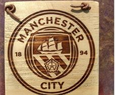 Manchester City Football Club Premiership Laser Engraved Gift Idea