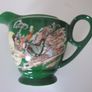 Vintage Chinese Emerald Green Teapot/ Sugar/Jug Deity Kwan Yin 1970s Image 5
