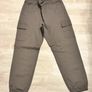 Beige Cargo Joggers Straight Fit Utility Pants L Image 2