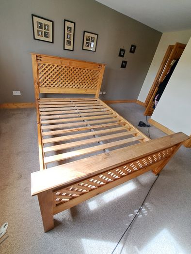 Wooden Double Bed Frame