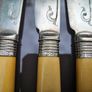 Antique Silver Sheffield Fish Cutlery Set Image 6