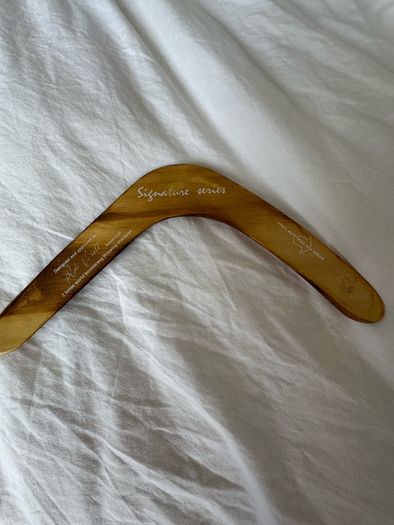 Hand painted Boomerang 100% Australian