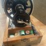 Beautiful Vintage 1950s "Emerald" Hand-Crank Sewing Machine with Case Image 4