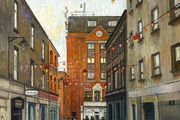 Original Oil on Board 24x30cm - Dublin Walk