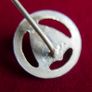 Vintage Sterling Silver  Enamel Irish Temperance Assn Lapel Pin Pioneer Hm Dublin 1960 - 2,1g Image 9
