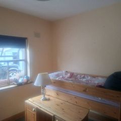 Mid bunk bed & desk