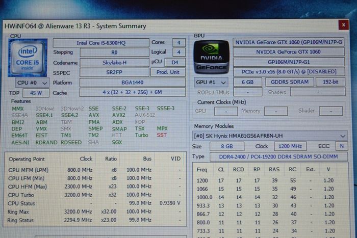 Dell Alienware 13 R3 Gaming Laptop GTX 1060