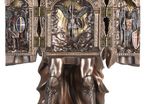 Archangel Michael Statue Of Saints With Shield And Sword House Altar Relief Panel