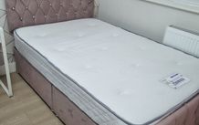 small double bed and mattress